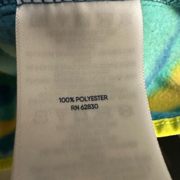 Lands End pullover sweatshirt with front pockets & snap button neck - Picture 5 of 6